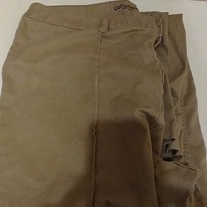 Liz Claiborne khaki long pants ladies